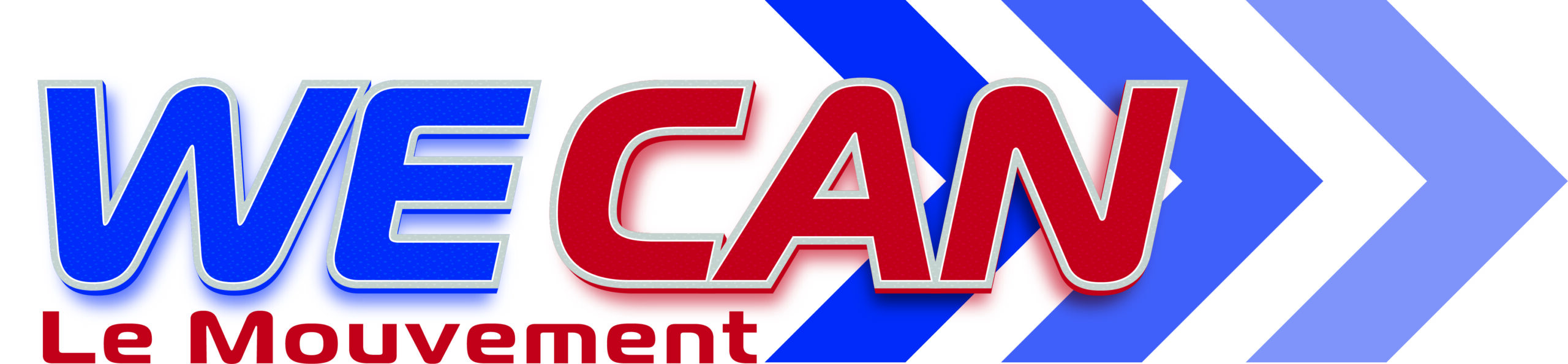 logo We CAN Le Mouvement rouge et bleu